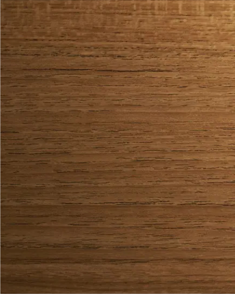 Natural wood-grain architectural surface film with warm light brown finish for interior wall applications
