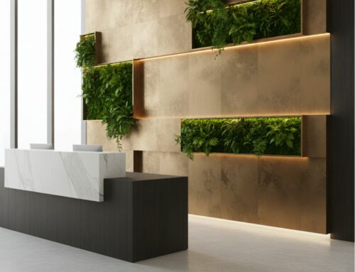 Bespoke Reception Transformation: Premium Architectural Surface Modernization